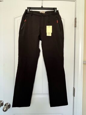 Camii Mia Black Lined Hiking Pants Size 27 NWT